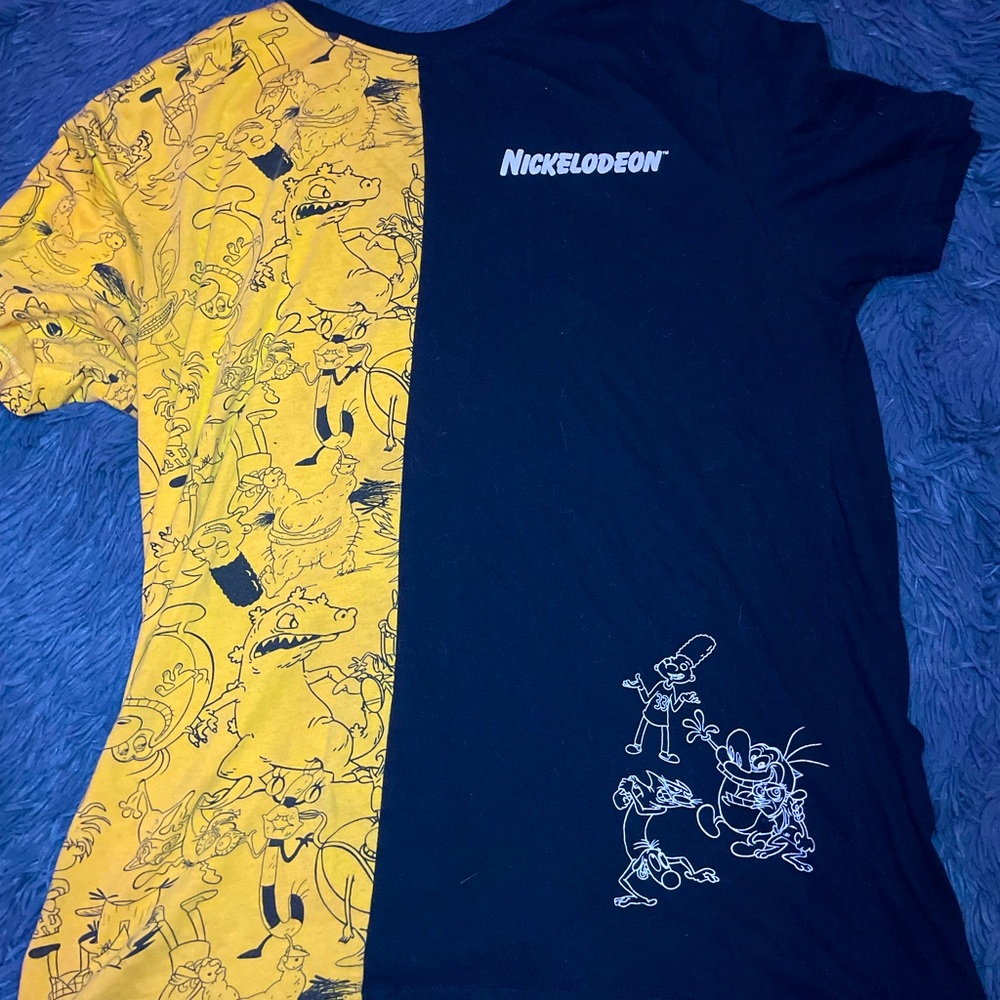 Nickelodeon black and yellow shirt